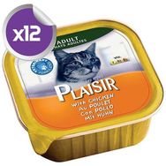 Plaisir 100 gr x 12 Adet Tavuklu Pate Kedi Konservesi