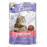 Plaisir 12x100 gr Pouch Somon Morina Balıklı Yaş Kedi Maması