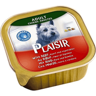 Plaisir 150 gr Sığır Etli Sebzeli Pate Köpek Konservesi