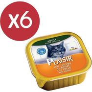 Plaisir 6x100 gr Pate Tavuklu Kedi Konservesi