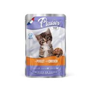 Plaisir 6x100 gr Pouch Sos İçinde Tavuklu Yavru Kedi Konservesi