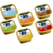 Plaisir 8'li 100 gr Karışık Pate Yetişkin Kedi Maması