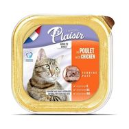 Plaisir 9x100 gr Pate Tavuklu Kedi Konservesi