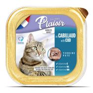 Plaisir Morina Balıklı Pate Kısırlaştırılmış ve Yetişkin 100 gr Kedi Yaş Maması