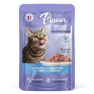 Plaisir Parça Etli Alabalık Karides 100 gr Kedi Yaş Maması