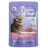 Plaisir Parça Etli Somon Morina 100 gr Kedi Yaş Mama