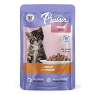 Plaisir Parça Etli Tavuklu 100 gr Yavru Kedi Yaş Maması