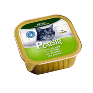 Plaisir Pate 12x100 gr Somonlu Kedi Konservesi
