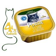 Plaisir Pate Hindi Etli 4x100 gr Yaş Kedi Maması