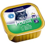 Plaisir Pate Morinalı Sterilised Plaisir Yaş 4x100 gr Kedi Maması