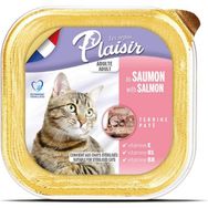 Plaisir Pate Somon Etli Yaş 100 gr Kedi Maması