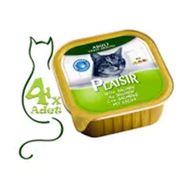 Plaisir Pate Somonlu 4x100 gr Yaş Kedi Maması