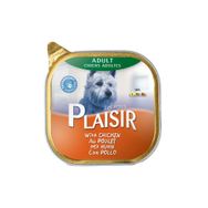 Plaisir Pate Tavuk Etli 22x150 gr Yaş Köpek Maması