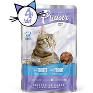Plaisir Pouch Alabalıklı Karidesli Özel Yaş 4x100 gr Kedi Maması