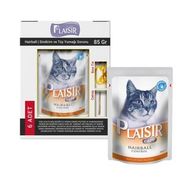 Plaisir Pouch Care Hairball 6x85 gr Kedi Yaş Maması