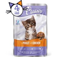 Plaisir Pouch Kitten Yaş 4x100 gr Kedi Maması