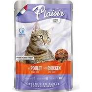 Plaisir Pouch Tavuk Etli ve Ciğerli 22x100 gr Kedi Maması