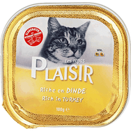Plaisir Turkey Pate Hindili Ezme Konserve Yaş Yetişkin 100 gr Kedi Maması