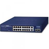 Planet PL-GSD-2022P 16 Port Gigabit Poe+ 2 Port SFP 2 Port Gigabit Poe Switch