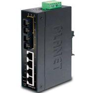 Planet PL-ISW-621T 4 Port 10/100/Base-Tx 2 Port SFP SC Endüstriyel Ethernet Switch