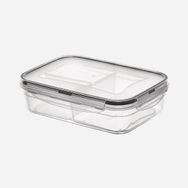 Plastart 3 Bölmeli Fresh Box Dikdörtgen Saklama Kabı