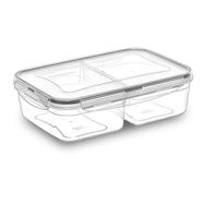 Plastart Fresh Box Dikdörtgen 2 Bölmeli 1000 ml Saklama Kabı