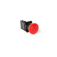 Plastim PB0-AC42 Kırmızı 1NC Yaylı Mantar Buton