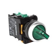 Plastim PB0-AK123B5 0-1 1NO 24V Yeşil Led Işıklı Mandal Buton