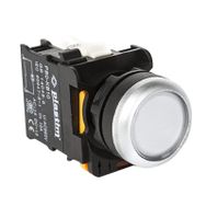 Plastim PB0-AW31B5 1NO 24V Beyaz Led Işıklı Buton