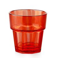 Plastport 250 ml Kırmızı Kırılmaz Bardak