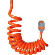 Plasyay 5 m Turuncu Spiral Yıkama Sulama Uzatma Hortumu