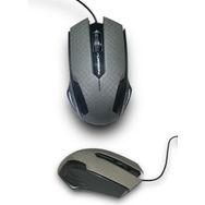 Platoon USB Girişli Kablolu Optik Mouse Fare - Gri