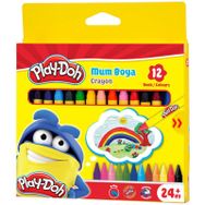 Play Doh 12 Renk Silinebilir Crayon Mum Boya