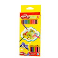 Play Doh 12 Renk Tam Boy Kuru Boya