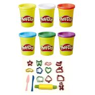 Play Doh 15 Parça Oyun Hamuru 6'lı ve Oyun Hamuru Kalıbı Seti