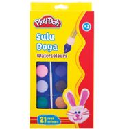 Play-Doh 21 Renk 28 mm PLAY-SU004 Sulu Boya