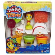 Play Doh PDH/B5976 Town Pizza Motorsikleti Ve Figür Seti Oyuncak