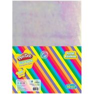 Play-Doh PLAY-EK004 Simli 10 Renk Zarflı Elişi Kağıdı