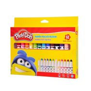 Play Doh PLAY-KE010 12'li Jumbo Keçeli Kalem
