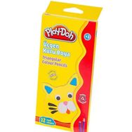 Play-Doh PLAY-KU012 12 Renk Üçgen Kuru Boya
