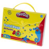 Play-Doh PLAY-PA006 18 Renk Çantalı Pastel Boya