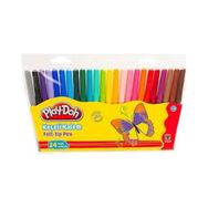 Play Doh PVC 24 Renk Keçeli Boya Kalemi