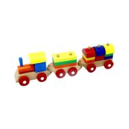 Play Wood 351 Eğitici Ahşap Bloklu Bultak Tren
