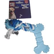 Playfull 18 cm Kemik Şeklinde İpli Köpek Diş Kaşıma Oyuncağı