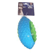 Playfull 6x14 cm Karışık Renkli Ragby Top Plastik Köpek Oyuncağı