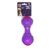 Playfull Dumbell Şeklinde Işıklı ve Öten Plastik 5x15 cm Köpek Oyuncağı