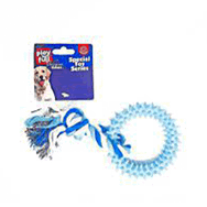 Playfull Plastik ve İpli 18 cm Köpek Oyuncağı