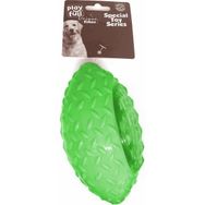 Playfull Rugby Topu Şeklinde Işıklı Plastik 6x14 cm Köpek Oyuncağı