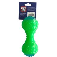 Playfull Yeşil 5x15 cm Dumbel Aktivite Sesli ve Işıklı Köpek Oyuncak