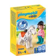 Playmobil 1.2.3 - 70404 Rider with Horse